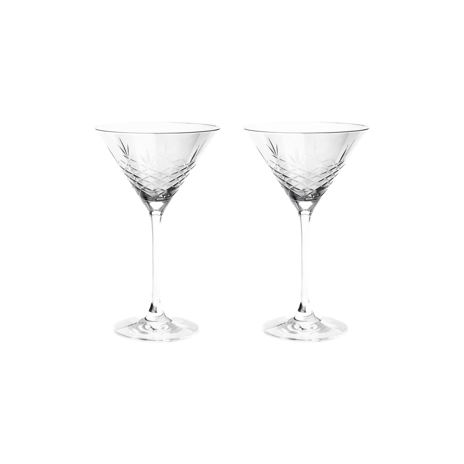 Frederik Bagger Cocktail Glas, klar, 2 stk - 220 ml - Bahne